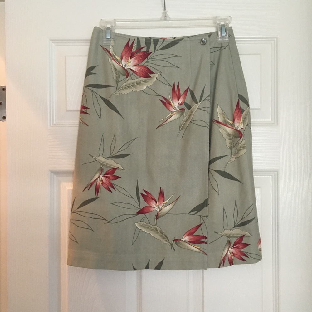 Tommy Bahama Silk Wrap Skirt